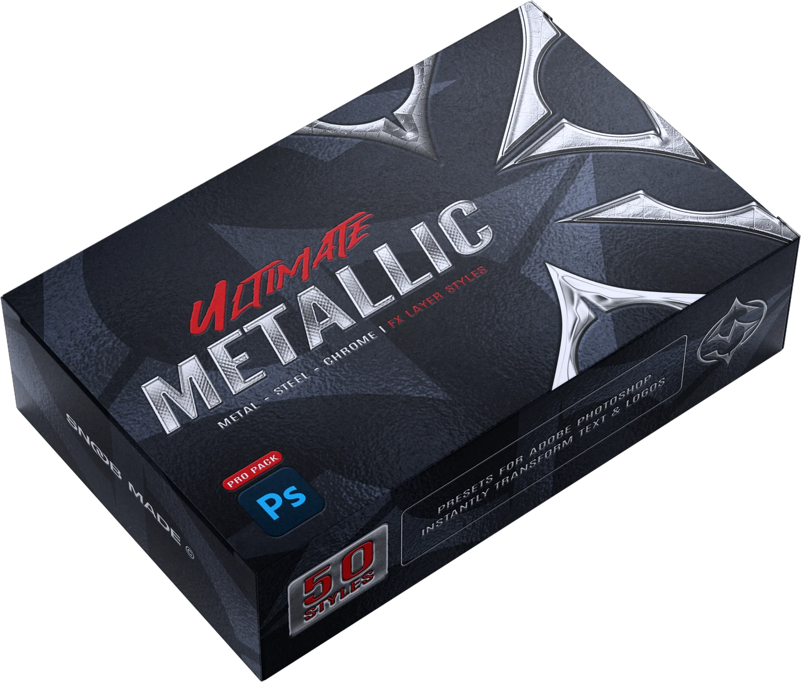 SNOOB FX LAYER STYLES #V1 METALLIC ULTIMATE PACK main product image